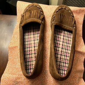 Women’s Lands End Brown Size10 Loafers